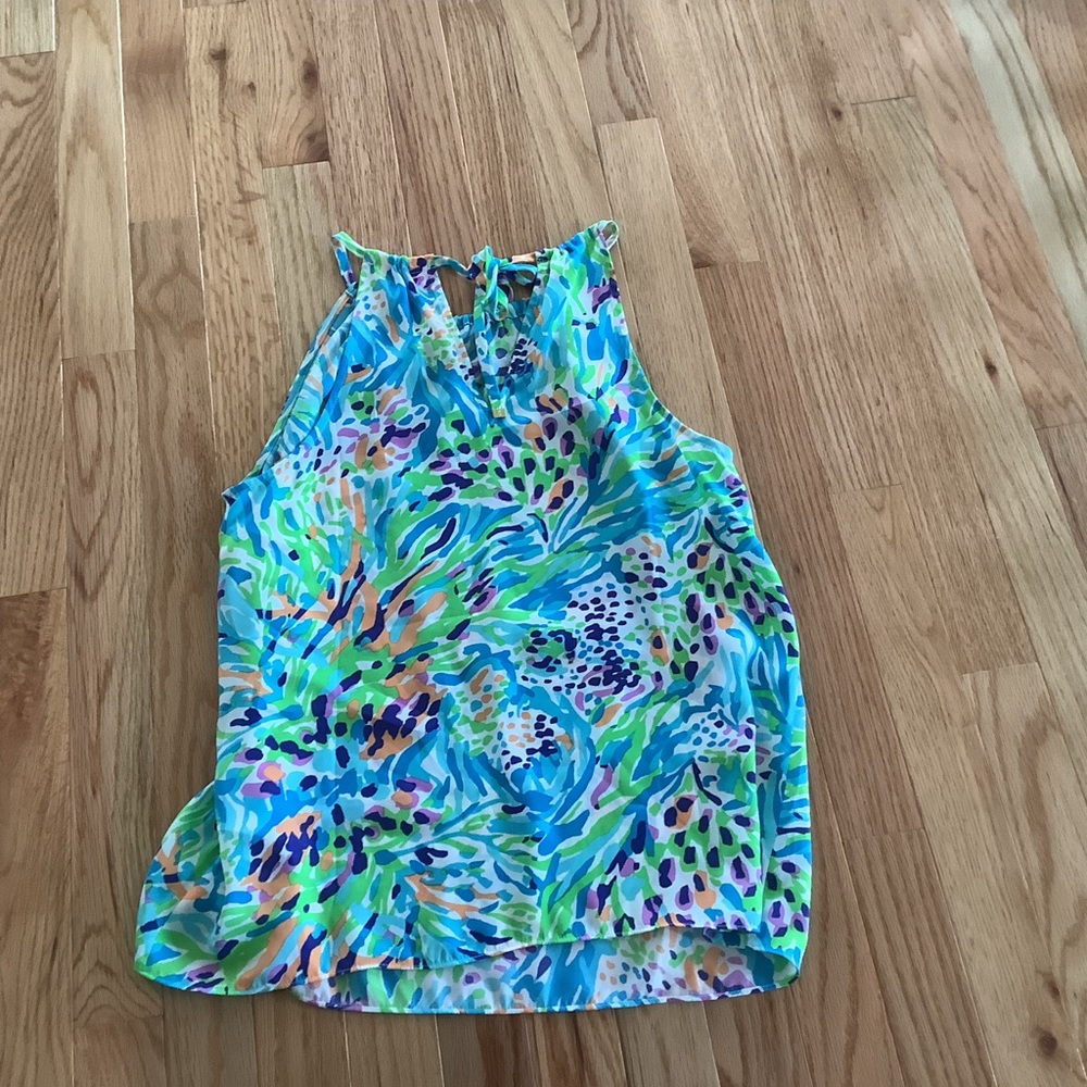 Lilly Pulitzer Colorful Sleeveless Blouse